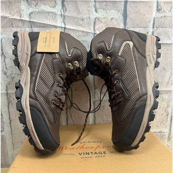 Original Weatherproof Vintage Brendan Mens Hikers Boots Size 11M New in Box - Picture 6 of 14